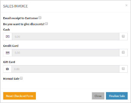 Point of Sale Payment